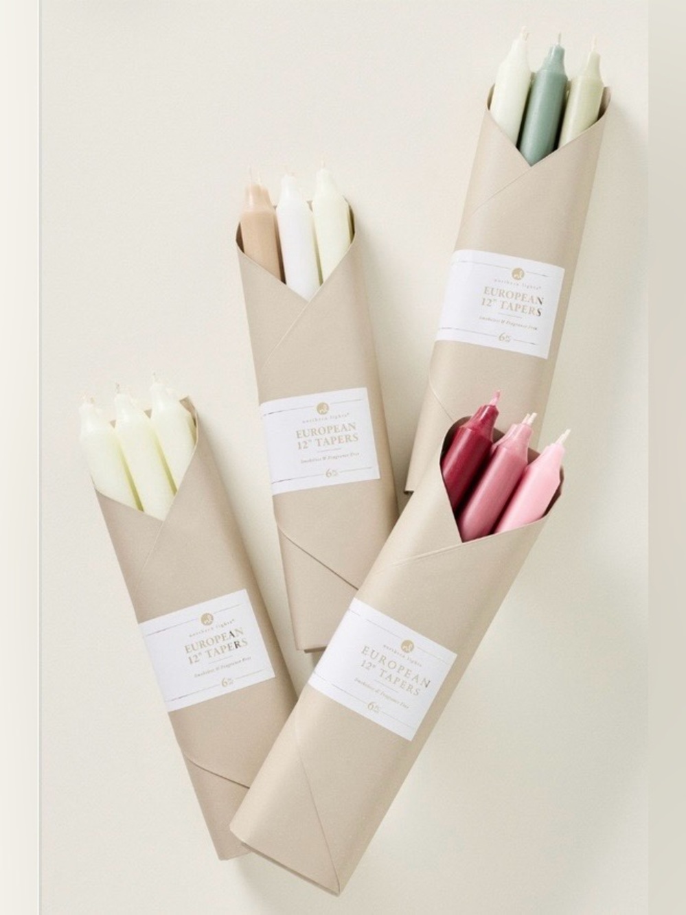 ▪️NWT Anthropologie Northern Lights 12" Tapers, Set of 6